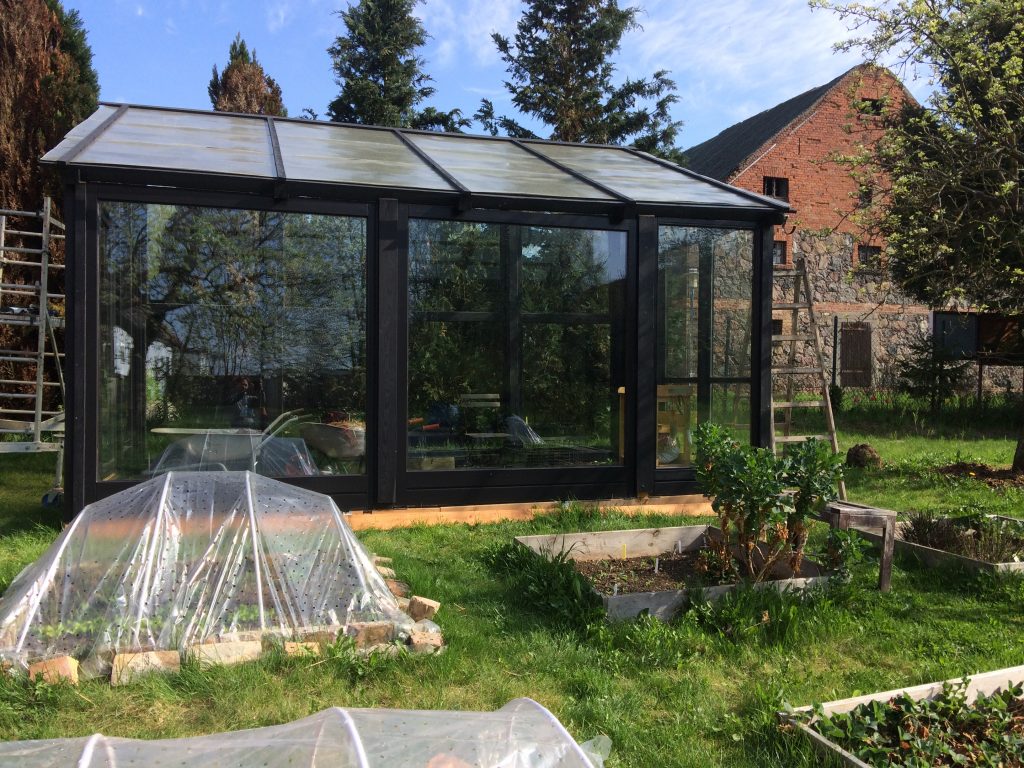 Gewächshaus aus alten Fenstern, Teil III – Dreesch7