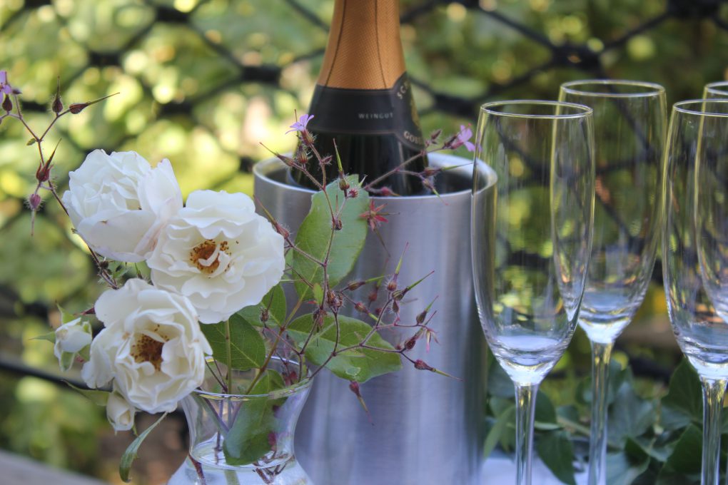 Cremant beim SupperClub@Dreesch7 zur Begrüßung der Gäste
